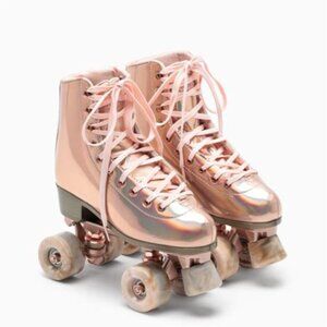 Impala Quad Roller Skates - Limited Edition MARAWA ROSE GOLD - Size 7 - Vegan